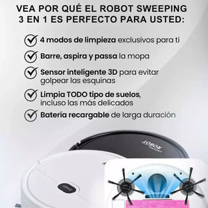 Robot de Limpieza Premium 3 en 1